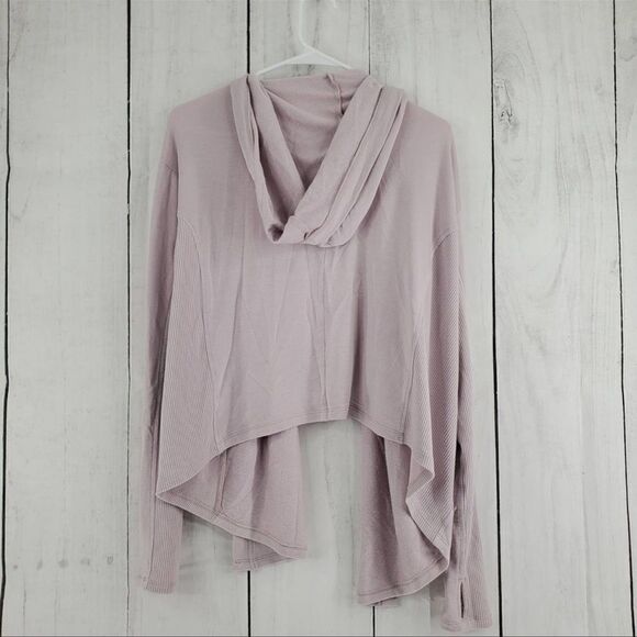 Athleta Nirvana Hoodie Wrap Lavender XS - Picture 4 of 6